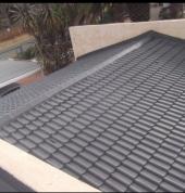 Completed Waterproofing and Roof Coating.