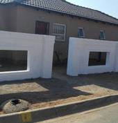 Building of boundary wall