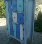 (RS 94) Rustic Multi-Functional Beach Look Cabinet.