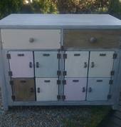 (RS 97) Pastel Coloured Multi-Usable Cabinet.