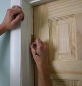 Hanging of doors.