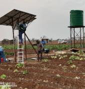 Solar borehole installation ventersdorp