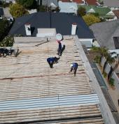 Rusted roof sheets replacement