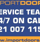 Our 24/7 service team are well equip to help with all door services.
