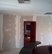 Drywall Partition with plastered joints