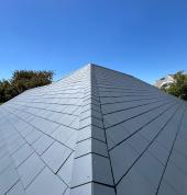 Asbestos Slate Airless Spray Roof Painting