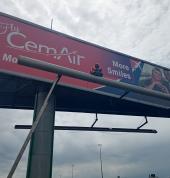 Billboard Solar Lighting Installation