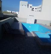 New designed pool with jacuzzi combo and fountain . Swakopmund Namibia all tiling and landscaping was also done