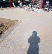 paving for a fast food outlet in Johannesburg