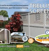 Custom-made garden trellis Screening,  fences & gates in various apertures