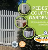 Purpose built, machine welded courtyard, garden, pedestrian and access gates