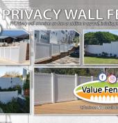 Beautiful full privacy fences, screening & matching gates for ultimate privacy