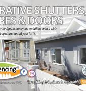 Functional or Decorative Louvered shutters, doors, gates, window shutters conforming to SA Heritage foundation
