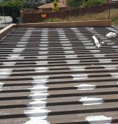 1.Roof Leaks repairs on IBR flat roof.