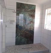 Shower with Feature wall