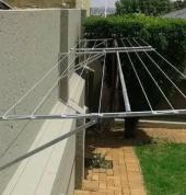 3 meters galvanized steel fold down with 8lines cost R1900 supply and install plus 5years guarantee