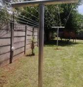 5 meters x 5 lines heavy-duty galvanized t poles cost R2600 supply and install plus 5years guarantee