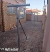 10 meters x 5 lines galvanized t poles with supporting stays cost R4000 supply and install plus 5years guarantee