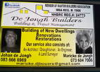 De Jongh Bouers