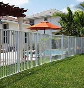 alminium fence work done by high profile fencing company