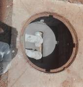 Manholes installing for perfect overflowing