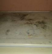 Fridge top before cleaning