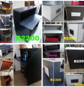 Reception desks by SHS have become one of our best sellers, we are constantly creating new designs in various colours! Have a look at our Reception desk album on facebook!