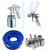 spray guns, airhose and fittings available