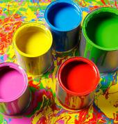 Enamel paints available in all colours