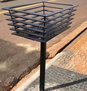 Refuse bags outdoors safety storage cages