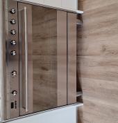 Smeg freestanding stove installed