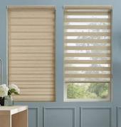 Double rollers/zebra blinds