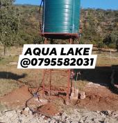 Aqua Lake Tank and Tank Stand Installation