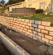 Retaining walls project