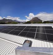 part of 18 KW solar PV array