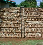 Clinker Concrete Wall