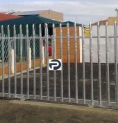 3 - spike palisade sliding gate