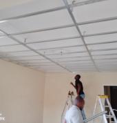 Aluminum ceiling installations