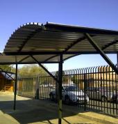 arched carport