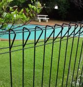rolltop pool fence