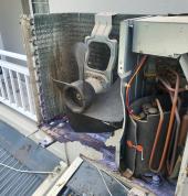 Durban North Airconditioner Serice Rust treatment by Aircon Electric Services