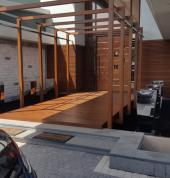 Balua decking entrance