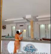 ceilings and gypsum shelvings