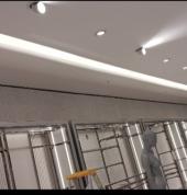 Retail ceiling and painting