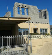 this house was done form a normal house to a flat