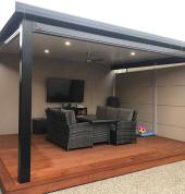 We do build aesthetic residential outdoor relaxation areas and pergolas.