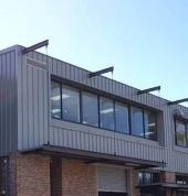 Industrial roofing, gutters, commercial steel stuctures that are certified. Our company has the capacity to handle large - commercial steel structure installation projects.