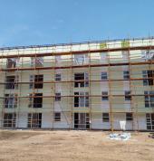 Commercial buildings plastering, and renovations done by Promax Construction