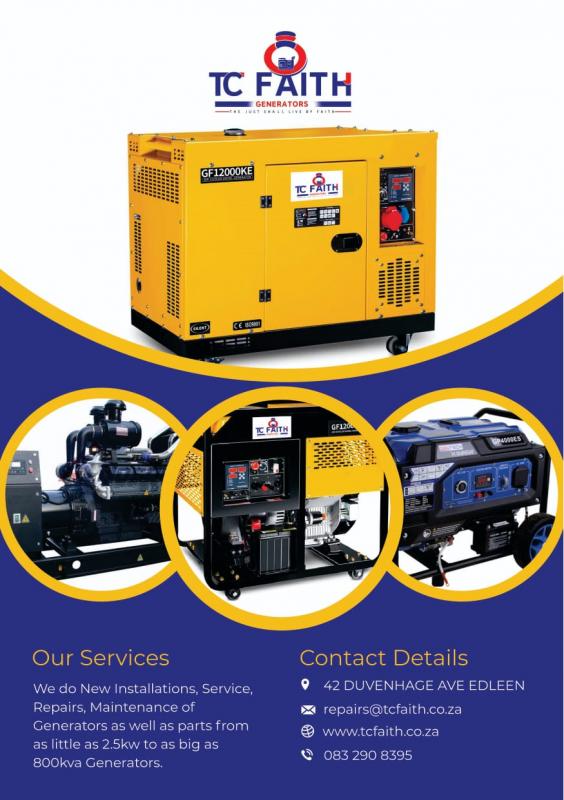 TC FAITH GENERATORS Generator Repair and Maintenance Homeimprovement4U