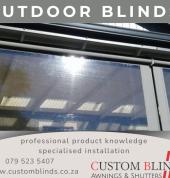 Outdoor Blinds By Custom Blinds® PVC Sheerweave and Canvas